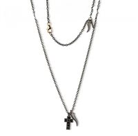 Necklace Mano-J. Man in Titanium MINPENT7BCROHO - MINPENT7BCROHO